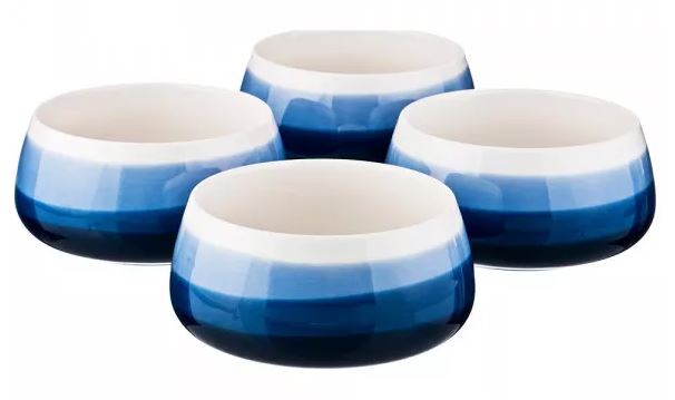 НАБОР САЛАТНИКОВ ИЗ 4 ШТ. ДИАМЕТР=12 СМ. ВЫСОТА=6 СМ. КОЛЛЕКЦИЯ 